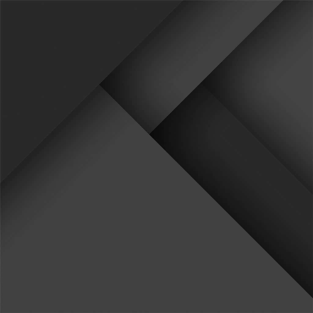 Material Design 桌布 壁紙 — 抽象幾何圖案壁紙，採用深炭灰色調的分層斜角面板。