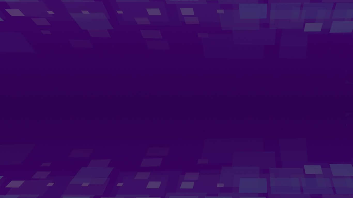 Minimalist Purple 桌布 壁紙 — 抽象數位桌布，浮動的紫色方形營造出現代像素漸變效果。