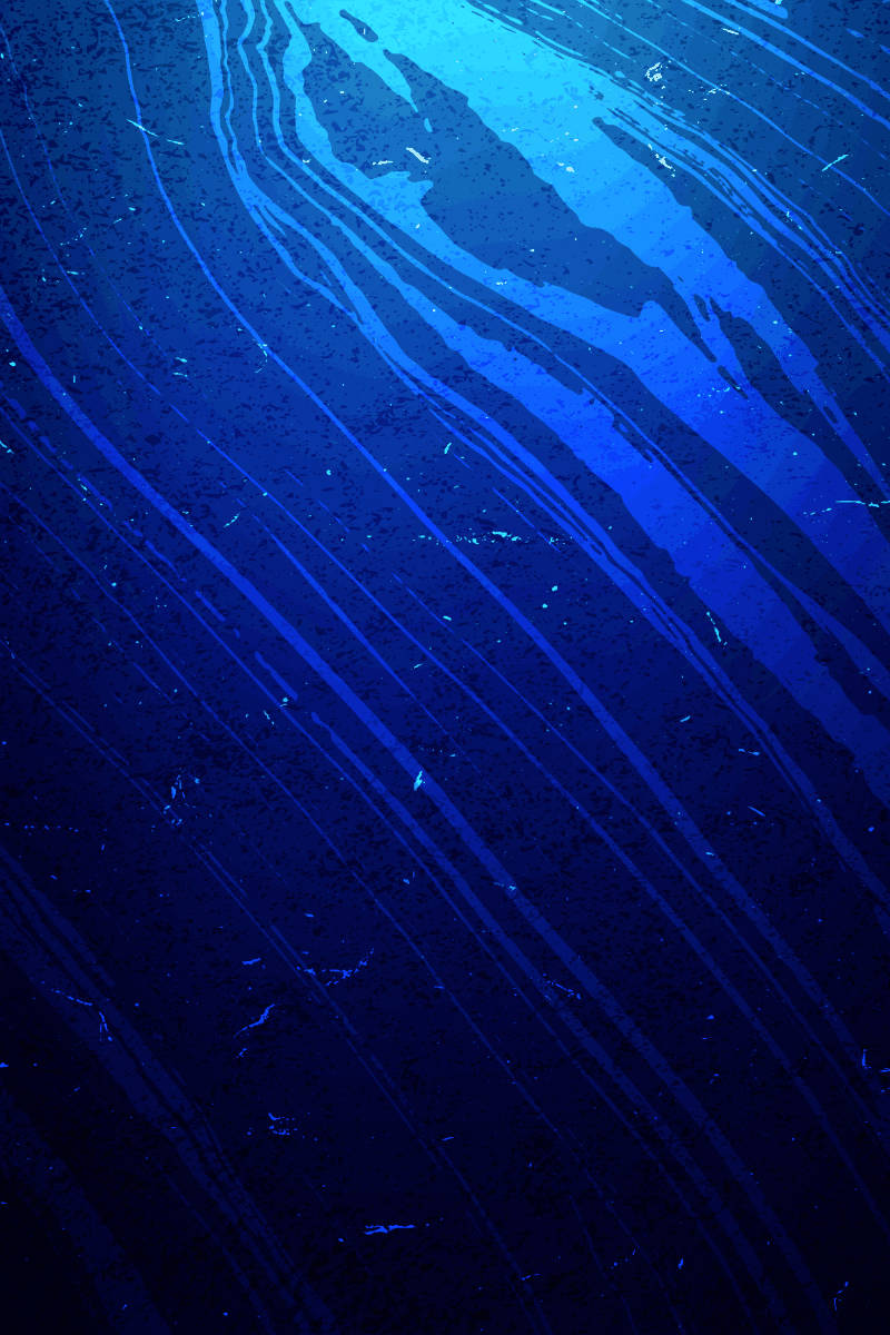 Blue iPhone 桌布 壁紙 — 抽象數位藝術作品，以深海軍藍背景搭配紋理顆粒，呈現充滿動感的電光藍色條紋。