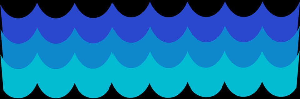 抽象海洋波浪圖案