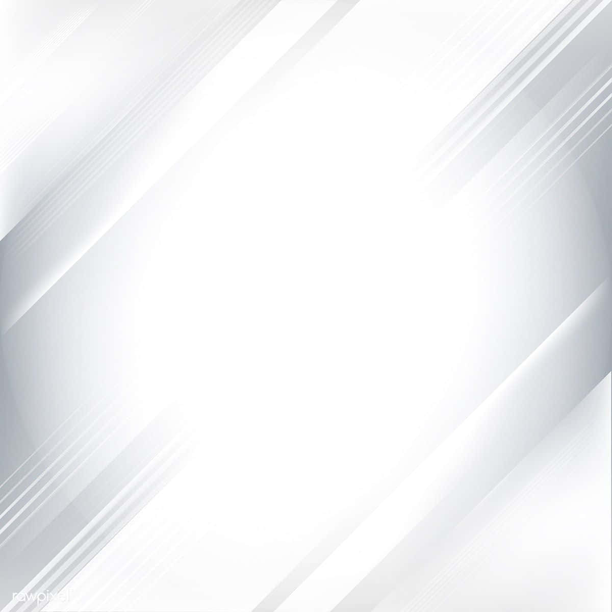 Gray Gradient 桌布 壁紙 — 抽象的銀色和白色對角光線從明亮的中心輻射出來，營造出時尚現代的背景。