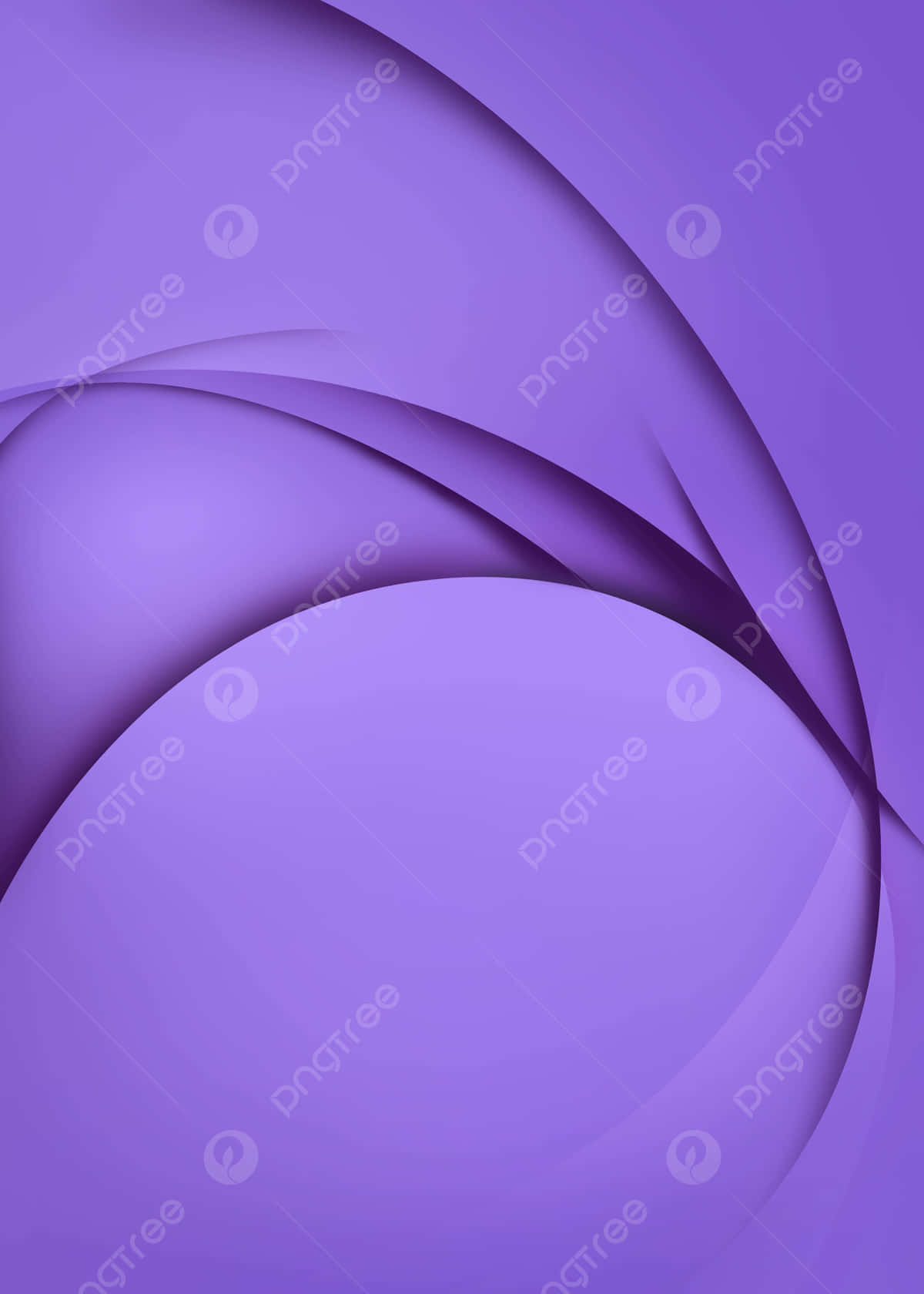Purple Texture 桌布 壁紙 — 抽象紫色紙層在柔和漸變中彎曲摺疊，營造出現代簡約背景。