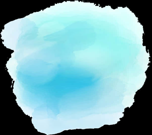 抽象藍色水彩背景 壁紙