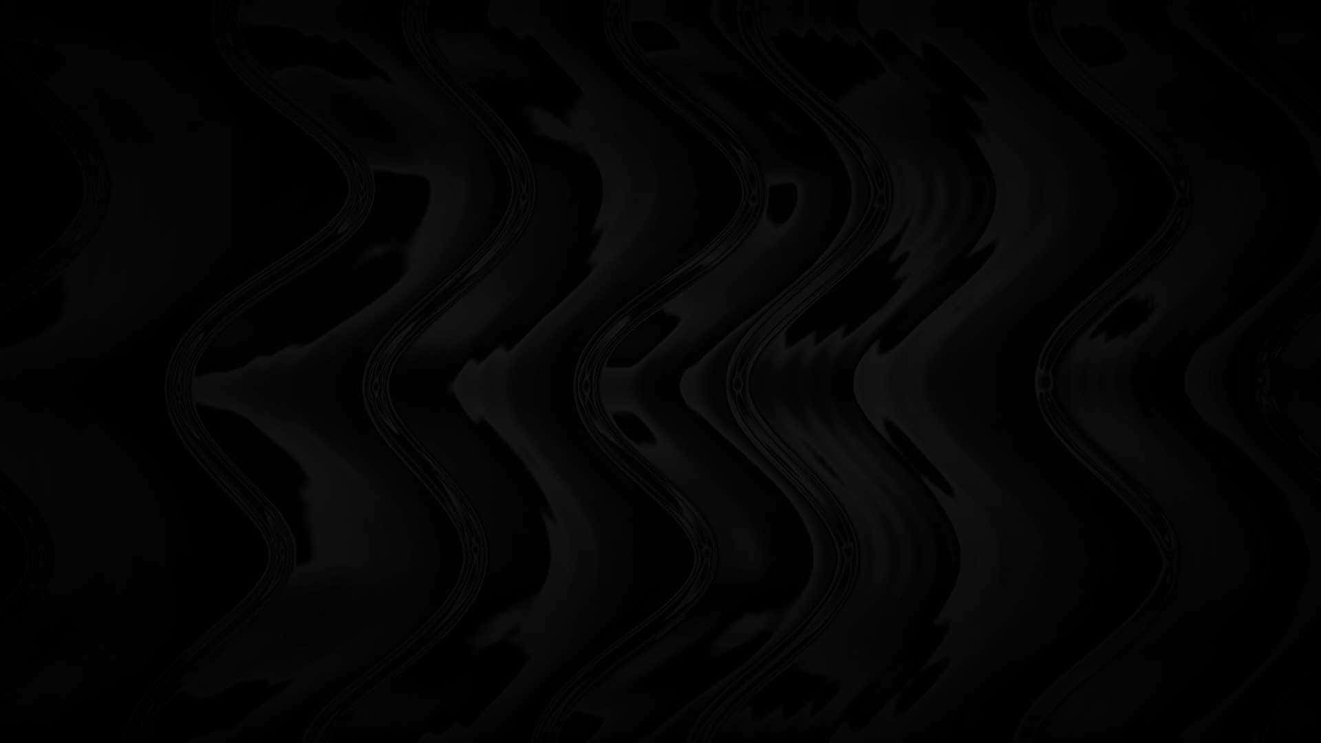 Plain Black Desktop 桌布 壁紙 — 抽象黑色桌布，帶有波浪液體狀圖案和微妙高光，營造出時尚現代的質感。