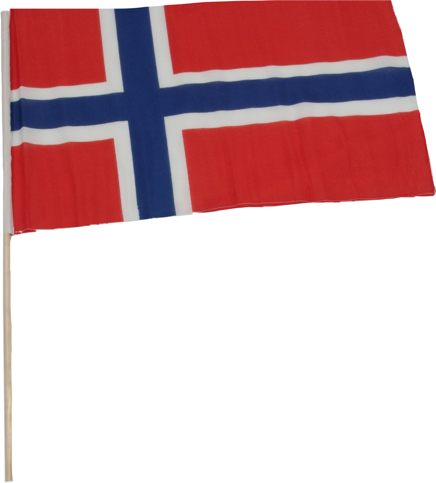 Flags 桌布 壁紙 — 挪威國旗，帶有藍、白、紅十字，在黑色背景上飄揚。