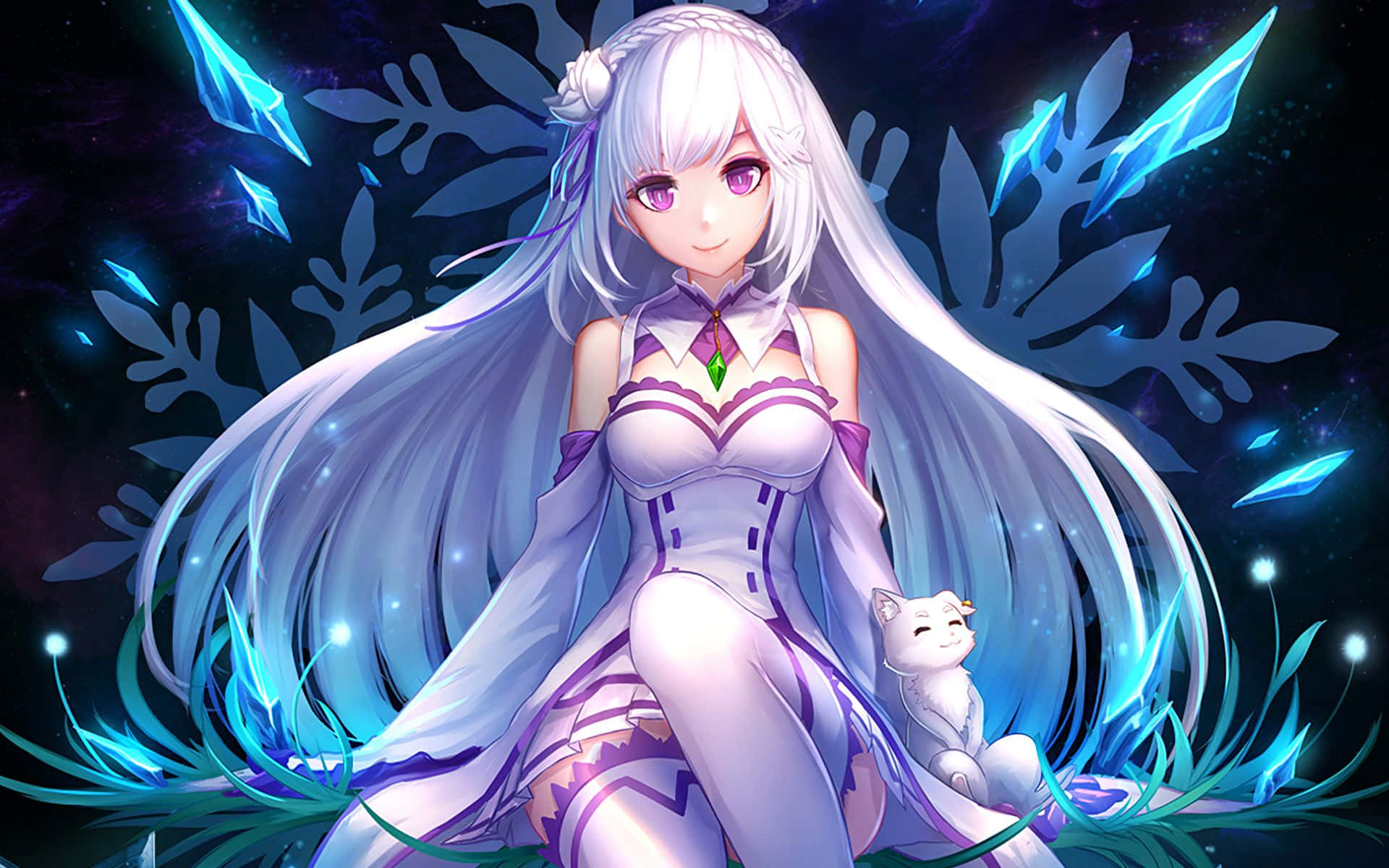 探索《Re: Zero》中雷姆與昴的超凡世界 壁紙