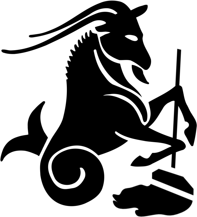 摩羯座星座符號向量圖 壁紙