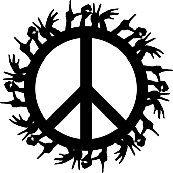 擁抱情侶剪影 壁紙