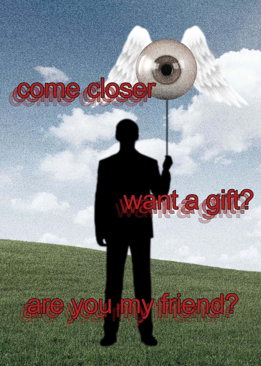 擁有翅膀的男人 壁紙