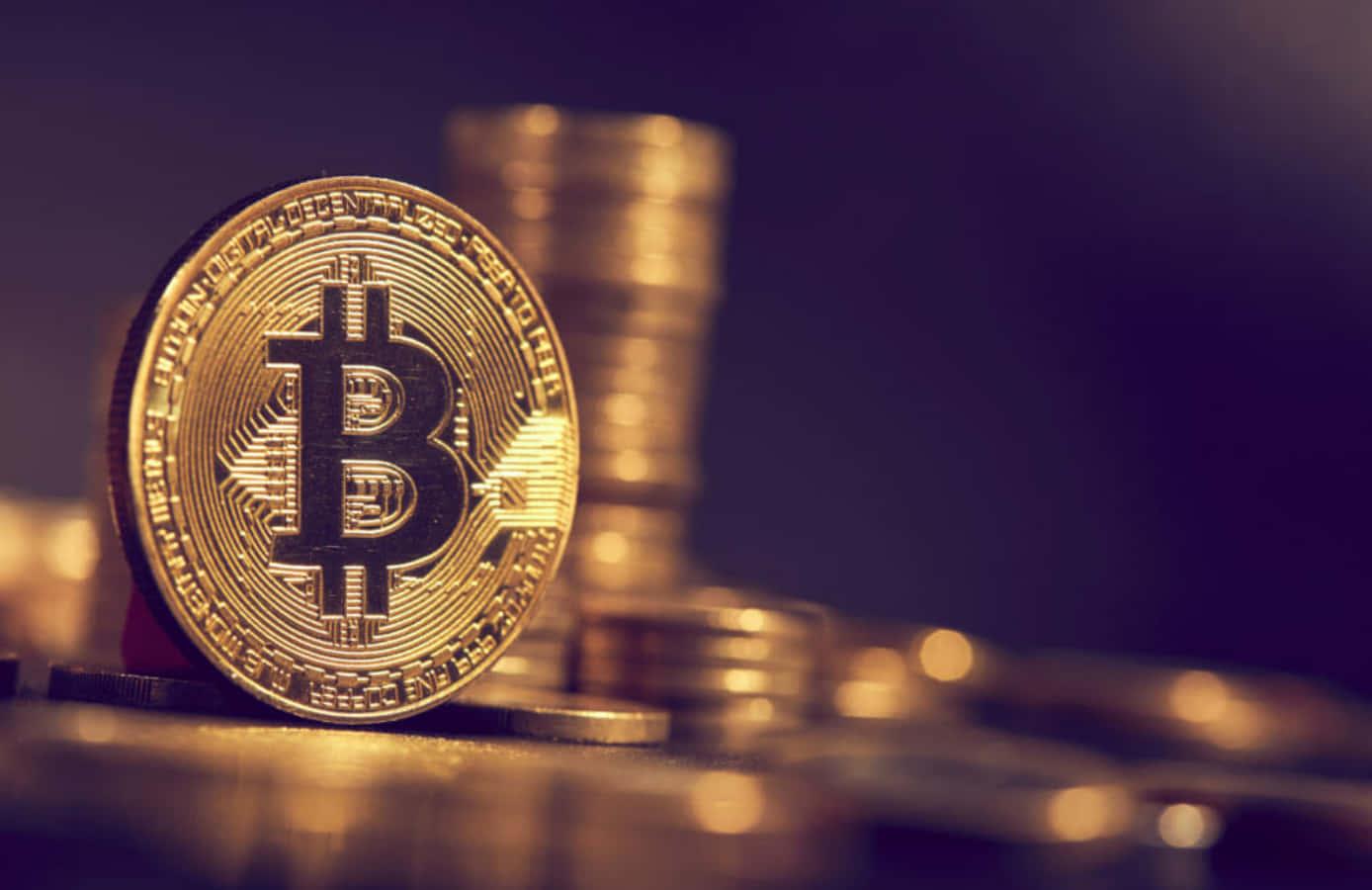 攀登新高峰：比特幣的崛起 壁紙