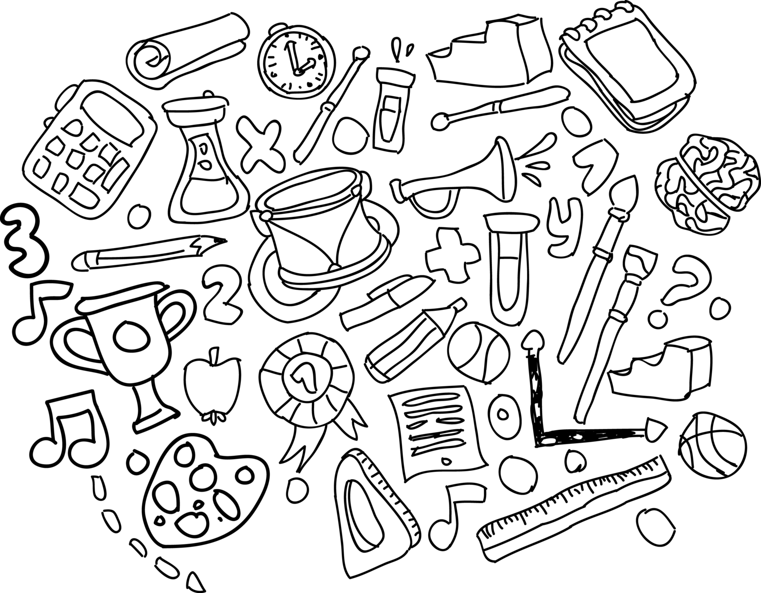 教育塗鴉合集 壁紙