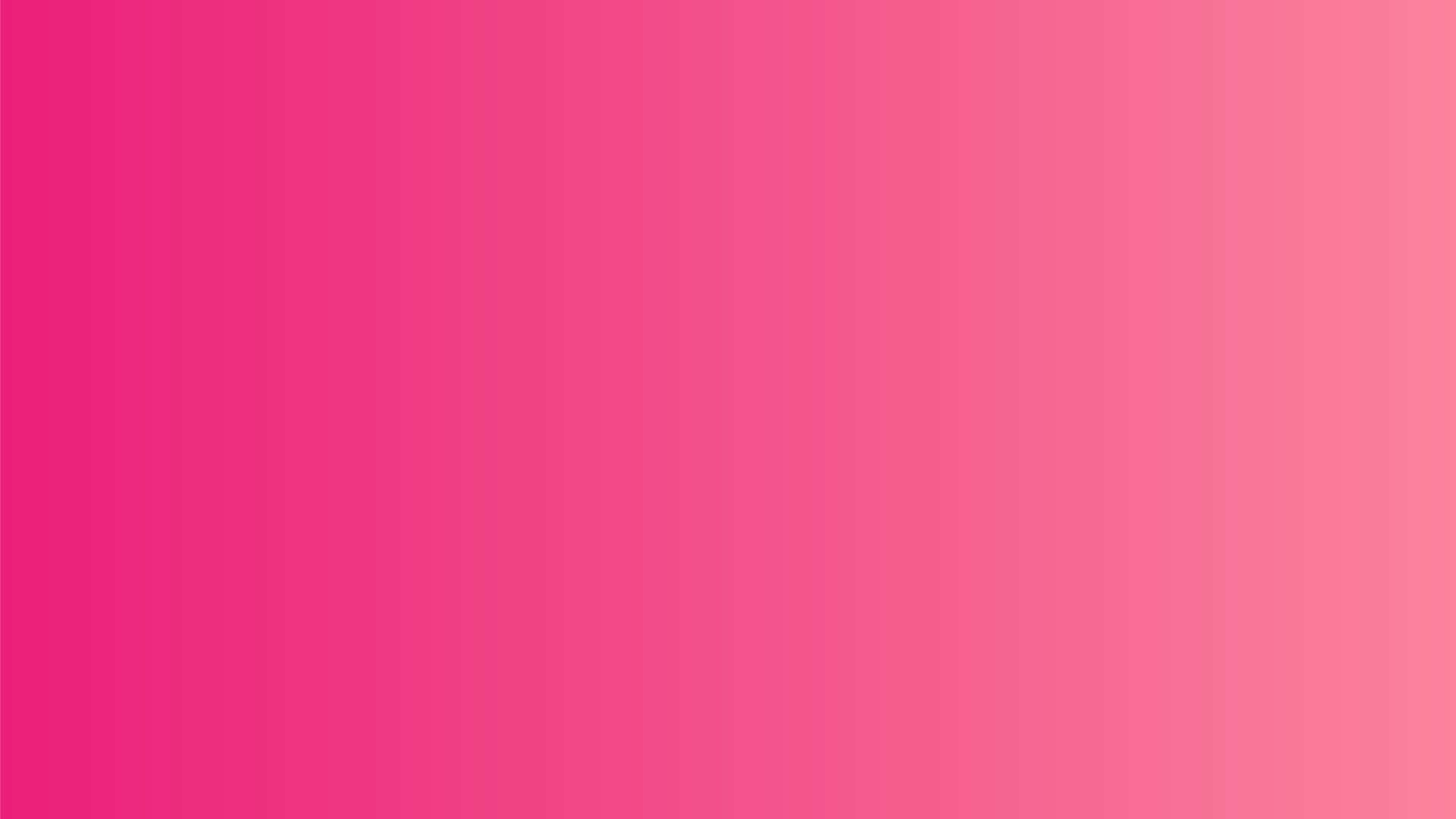 Pink Gradient 桌布 壁紙 — 整個畫面呈現從深洋紅色到柔和珊瑚色的平滑漸變，充滿活力的粉紅色調。