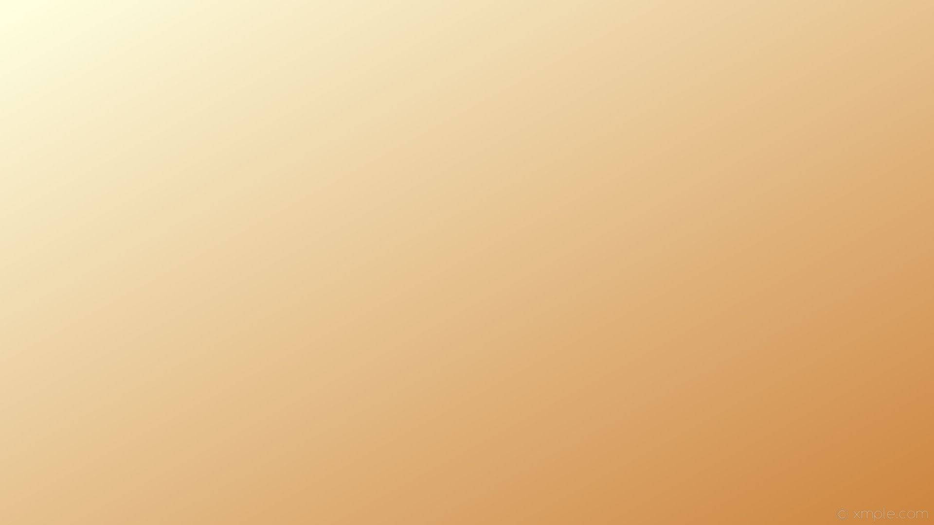 Tan 桌布 壁紙 — 整個畫面從淡奶油色過渡到溫暖的琥珀色，形成平滑的漸變。