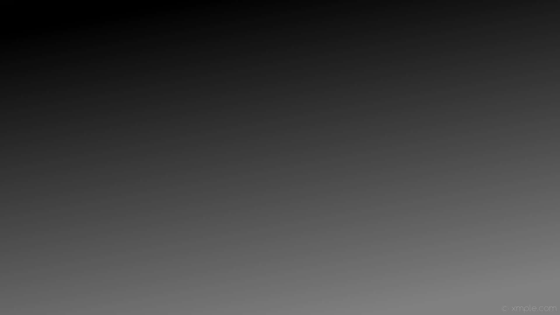 Black Gradient 桌布 壁紙 — 整個畫面從深黑色平滑過渡到柔和灰色的漸變效果。