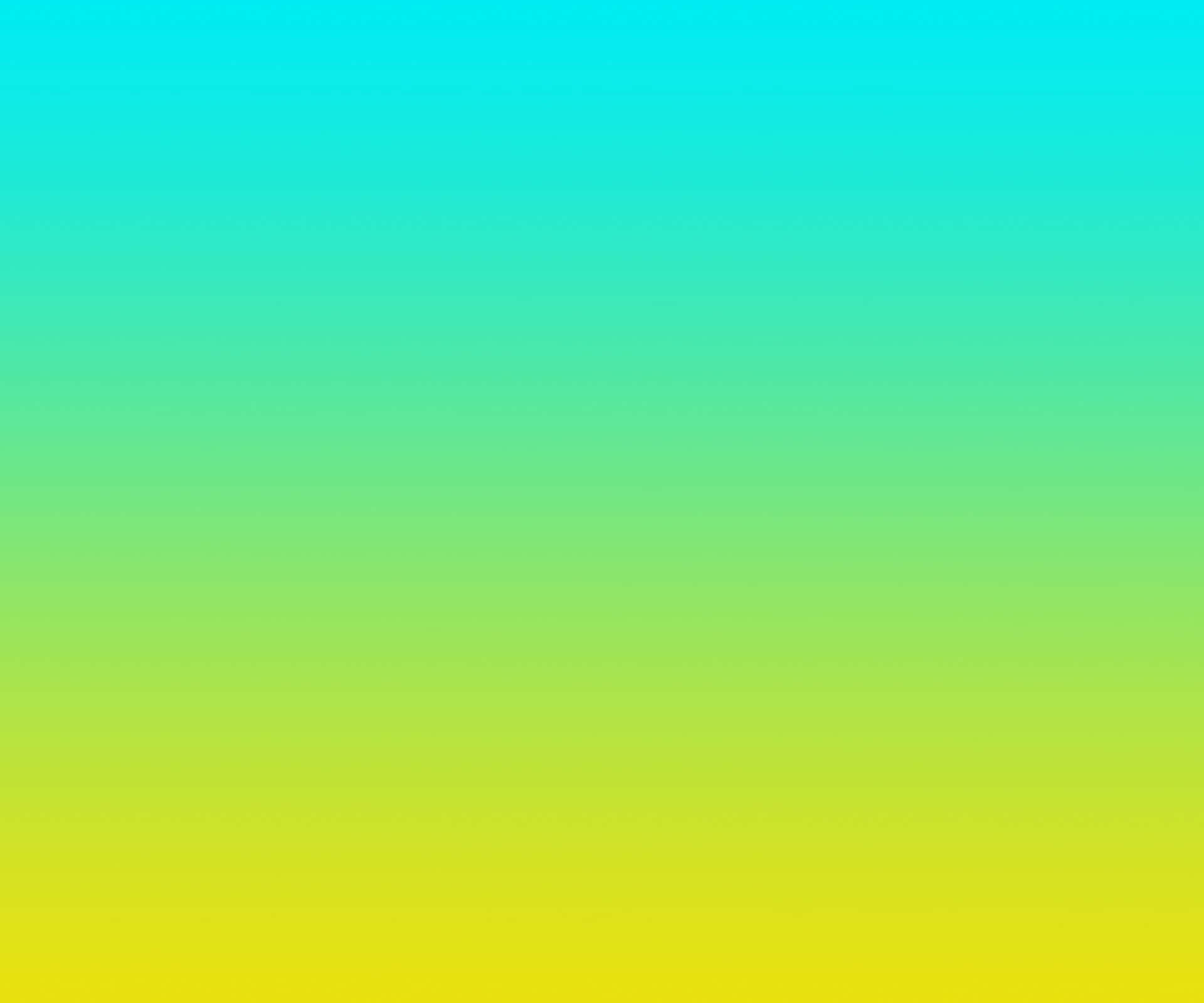 Yellow Gradient 桌布 壁紙 — 整個畫面從青色到黃色的平滑漸變，營造出平靜的數位背景。