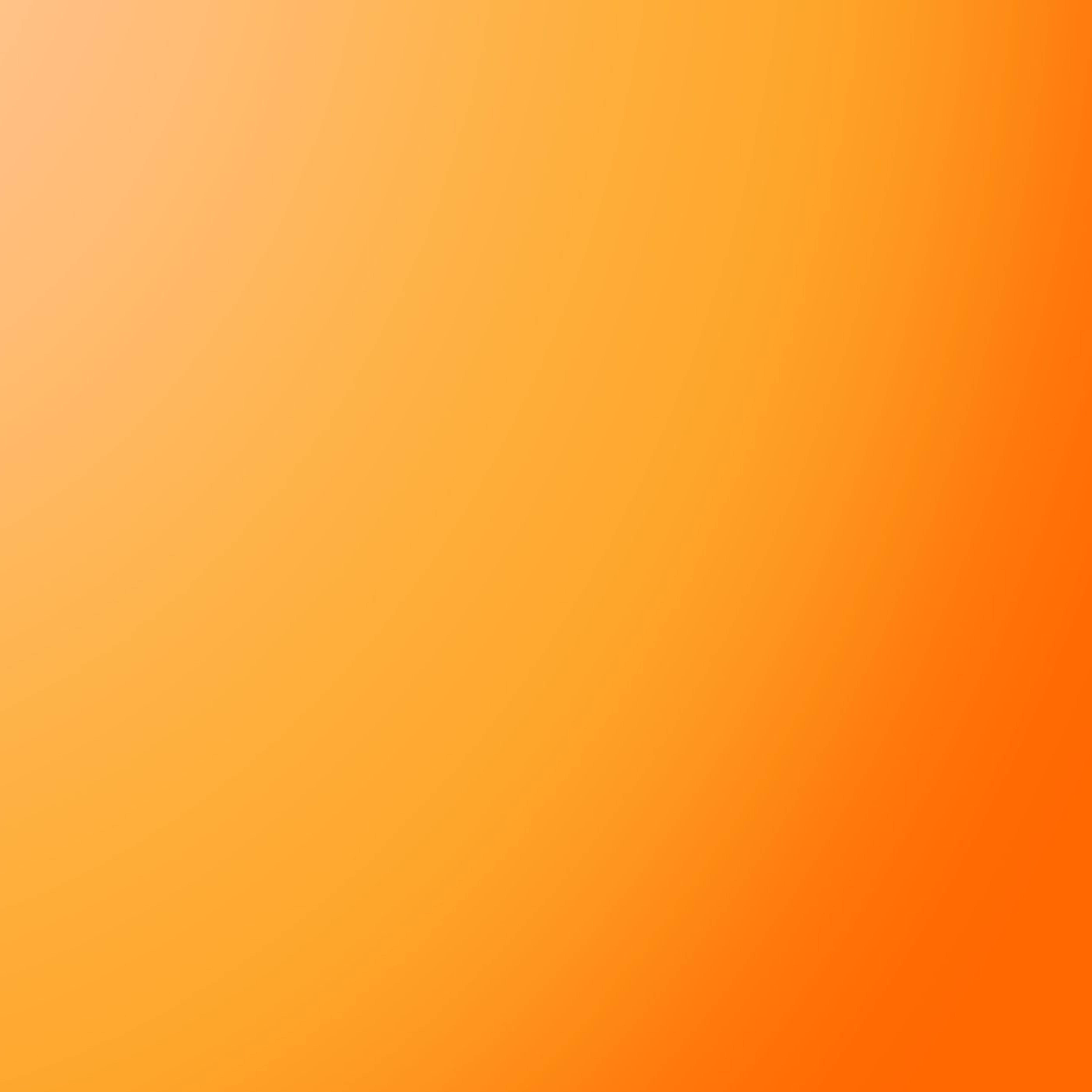 Solid Orange 桌布 壁紙 — 整個畫面由柔和蜜桃色過渡到充滿活力的橙色，形成平滑漸變。