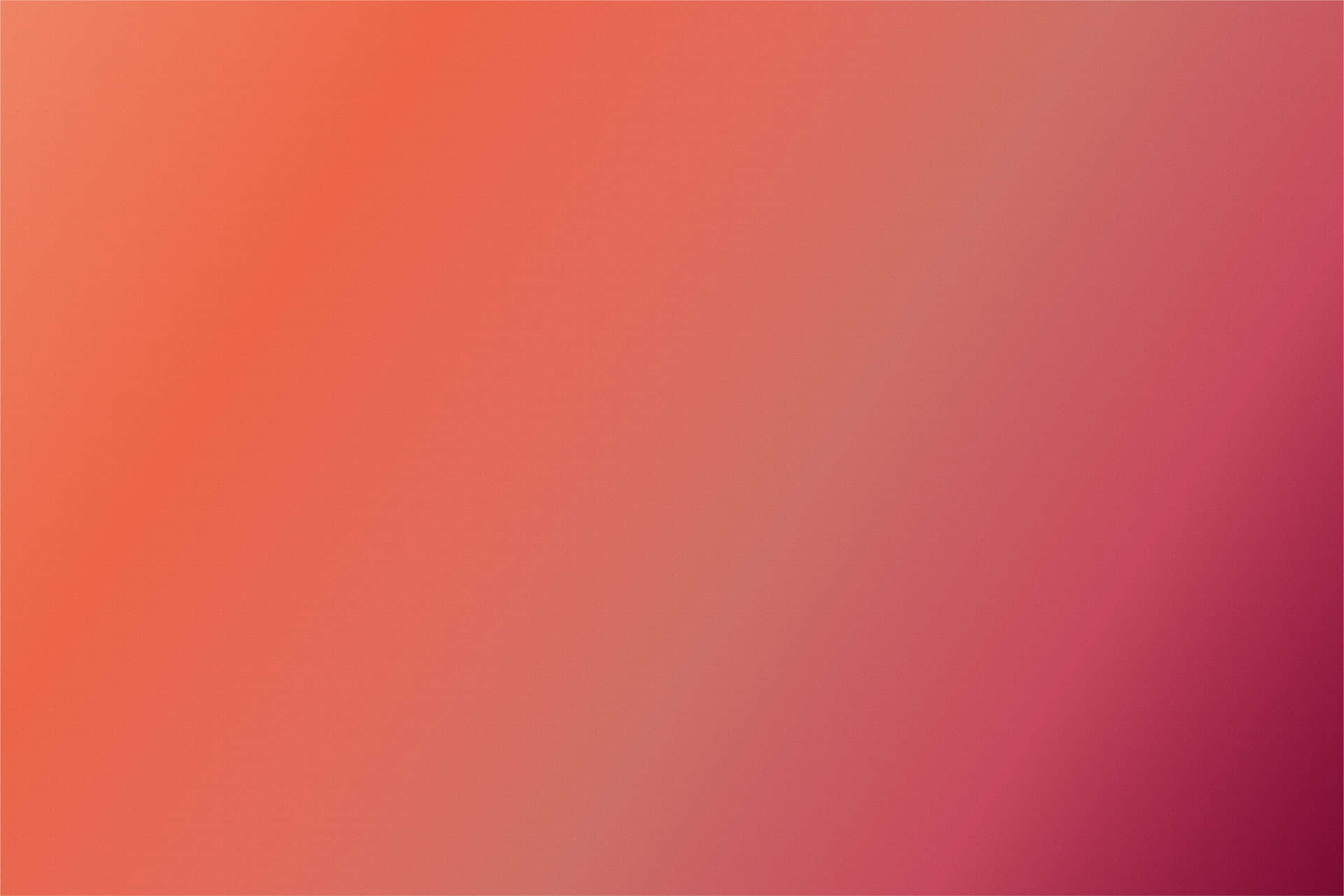 Abstract Coral and Rose Gradient Background: Soft, Subtle, and Elegant Texture 壁紙 — 整個畫面由溫暖的橙色平滑過渡到深洋紅色。
