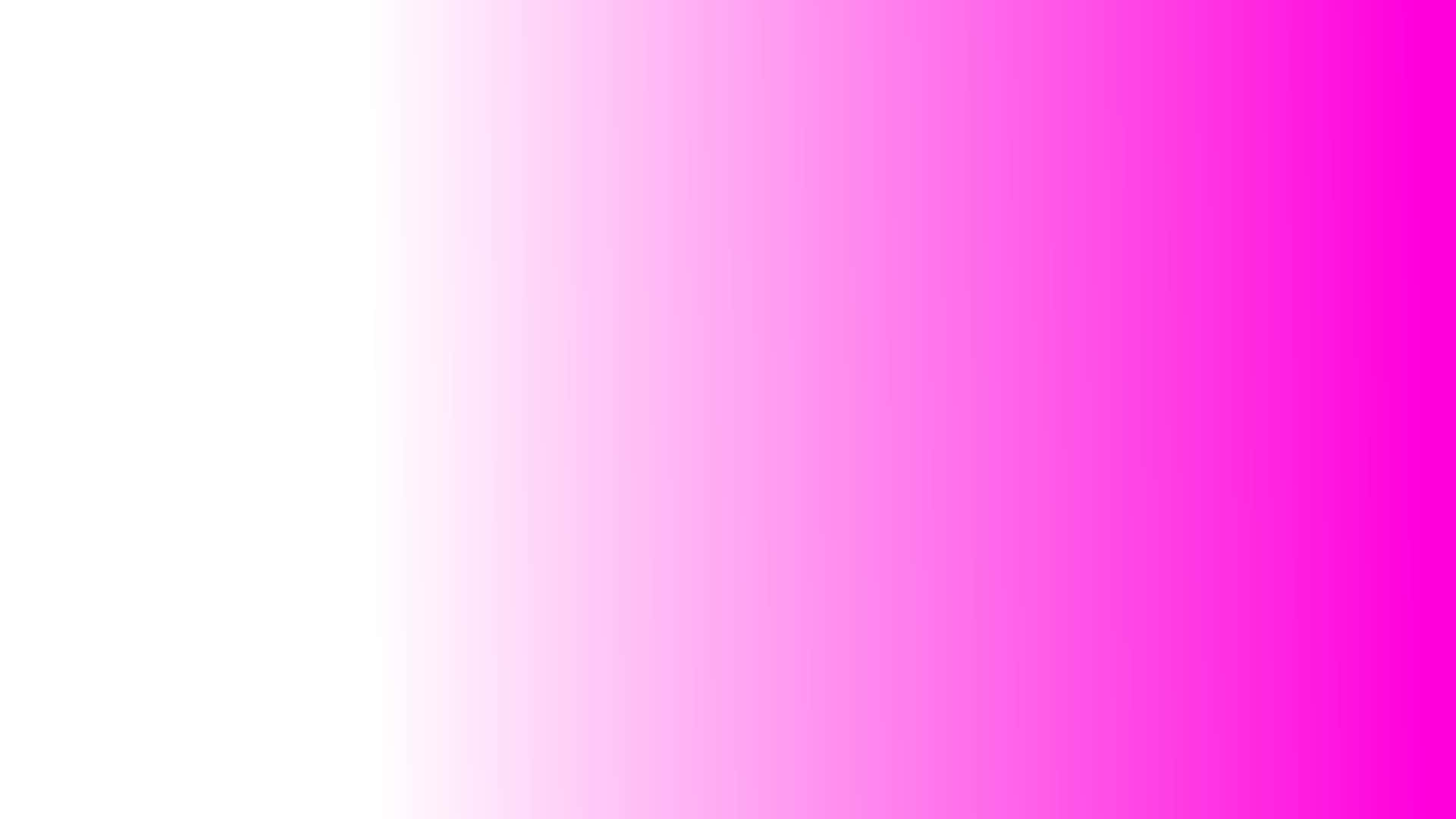 White And Pink 桌布 壁紙 — 整個畫面由純白色平滑過渡到鮮豔的熱粉紅色。