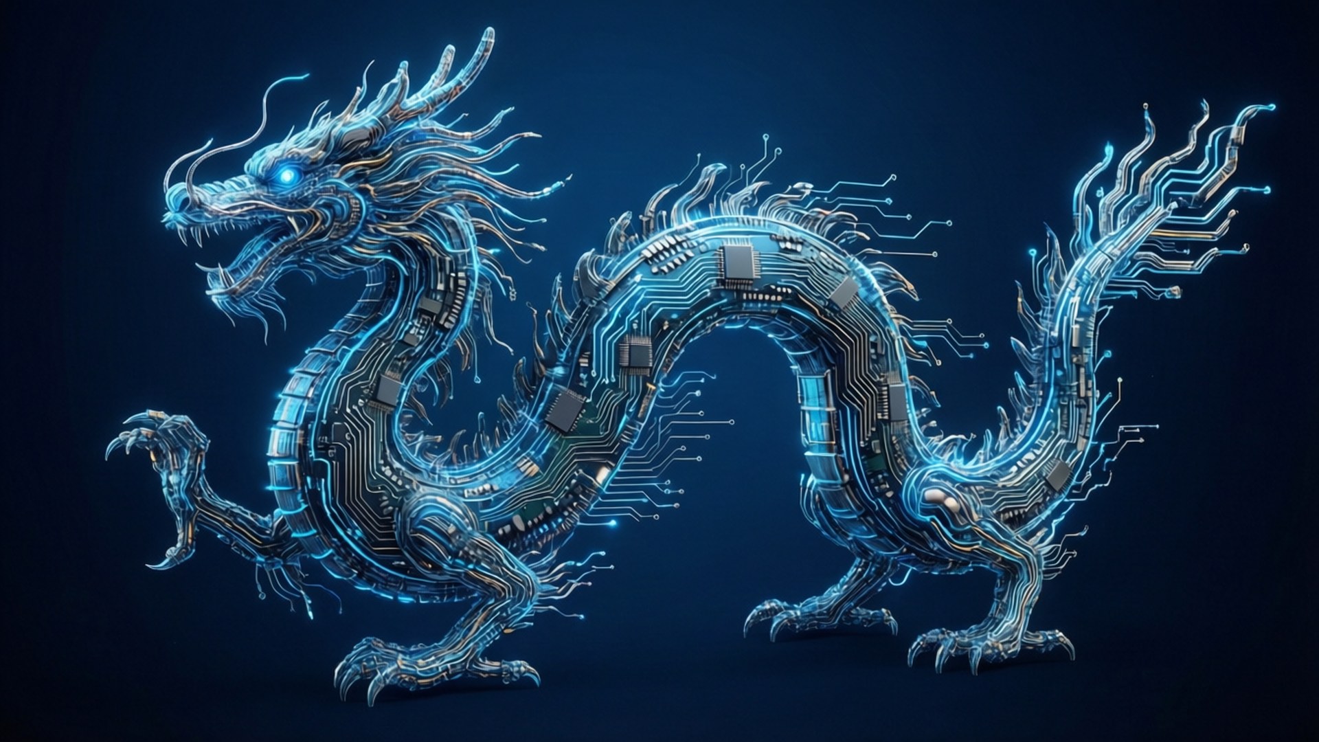 數位電路龍 壁紙