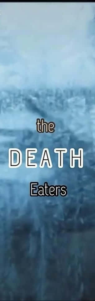 Death Eaters 桌布 壁紙 — 文字顯示 the death eaters 在模糊的藍色紋理背景上。