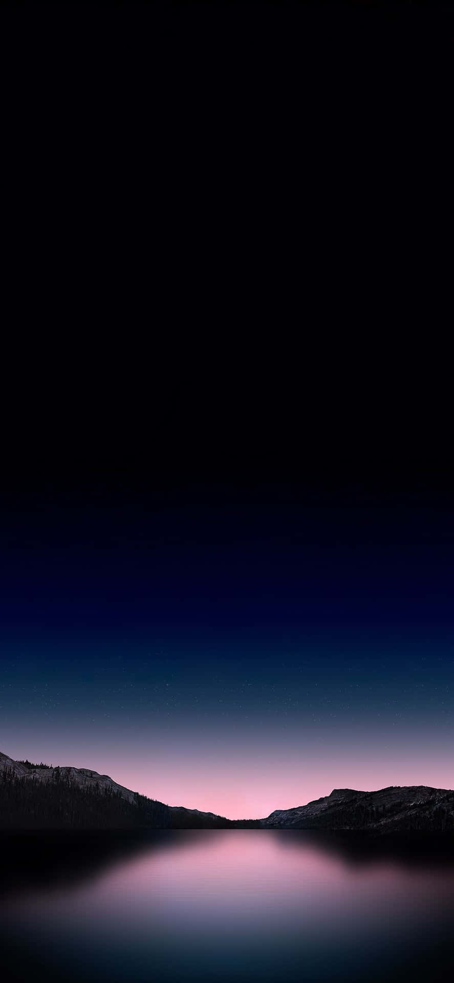 日出時的純藍 iPhone 壁紙