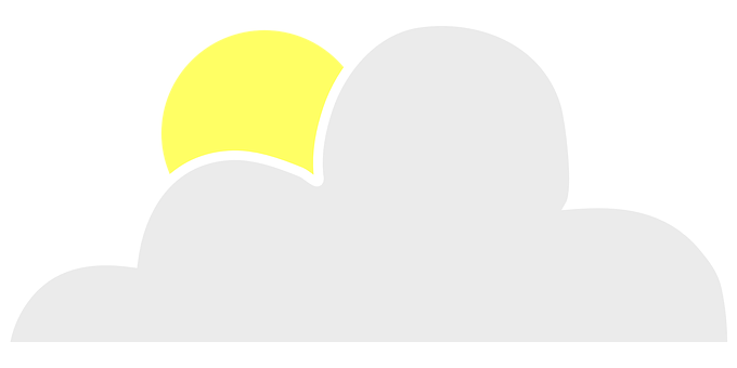 日出雲彩向量插圖 壁紙