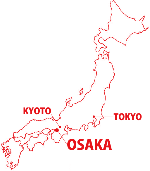 日本主要城市地圖