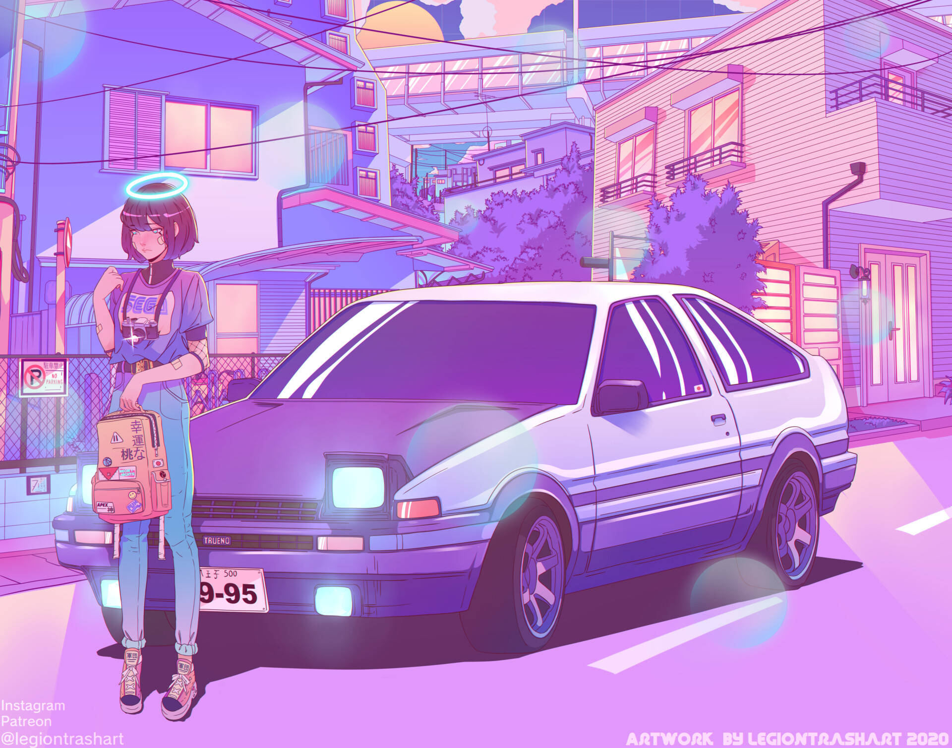 日系賽車風格動漫藝術作品 — JDM風格 壁紙