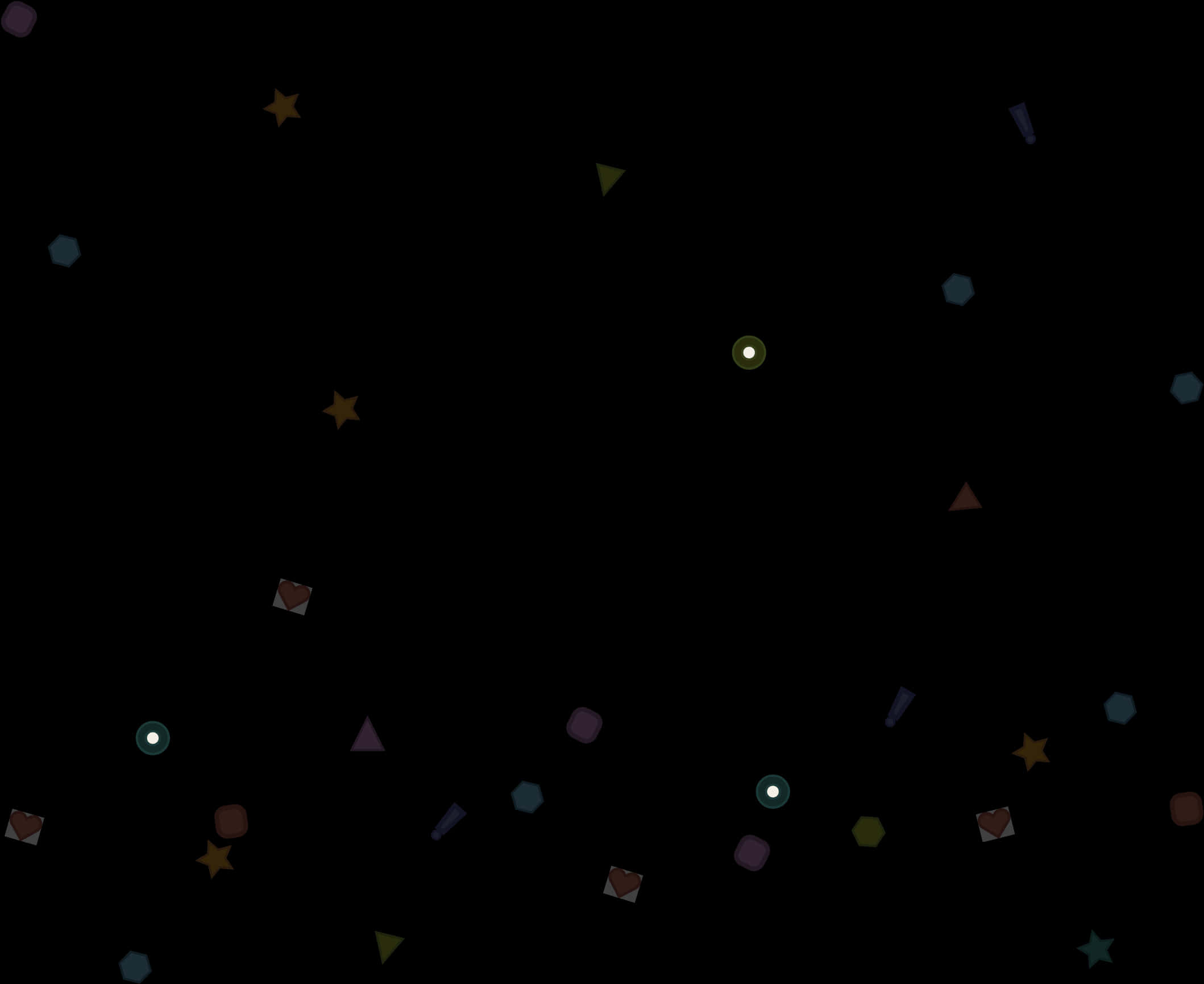 星光碎屑黑底 壁紙