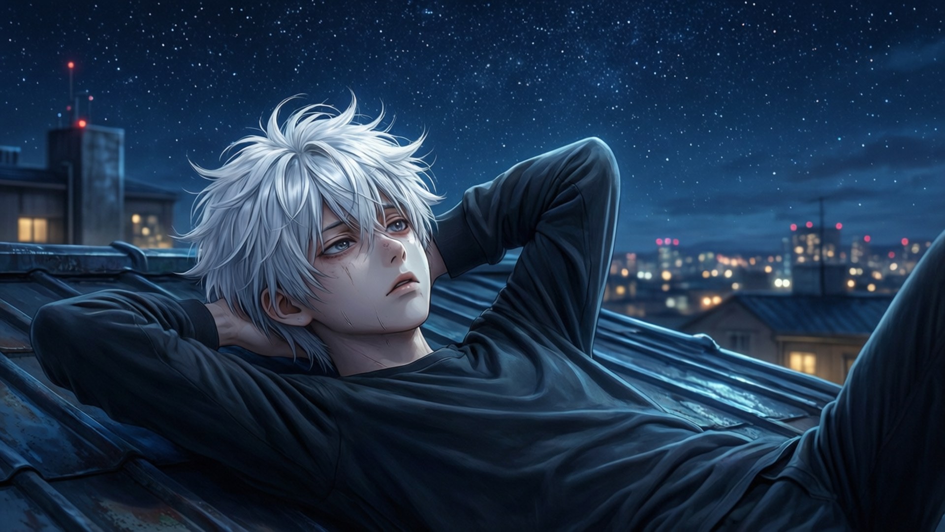 星夜憂傷 壁紙