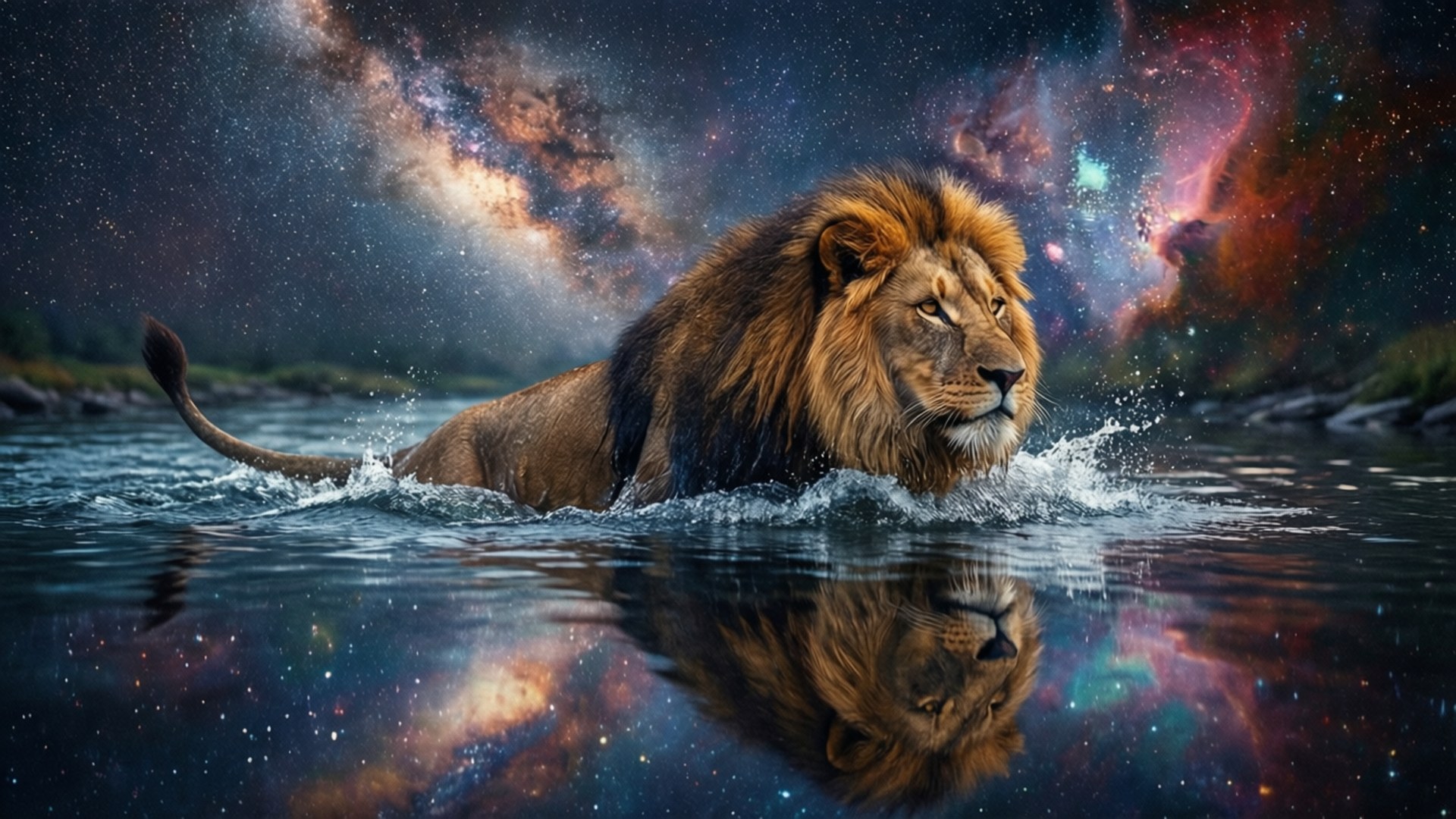 星河之獅 壁紙