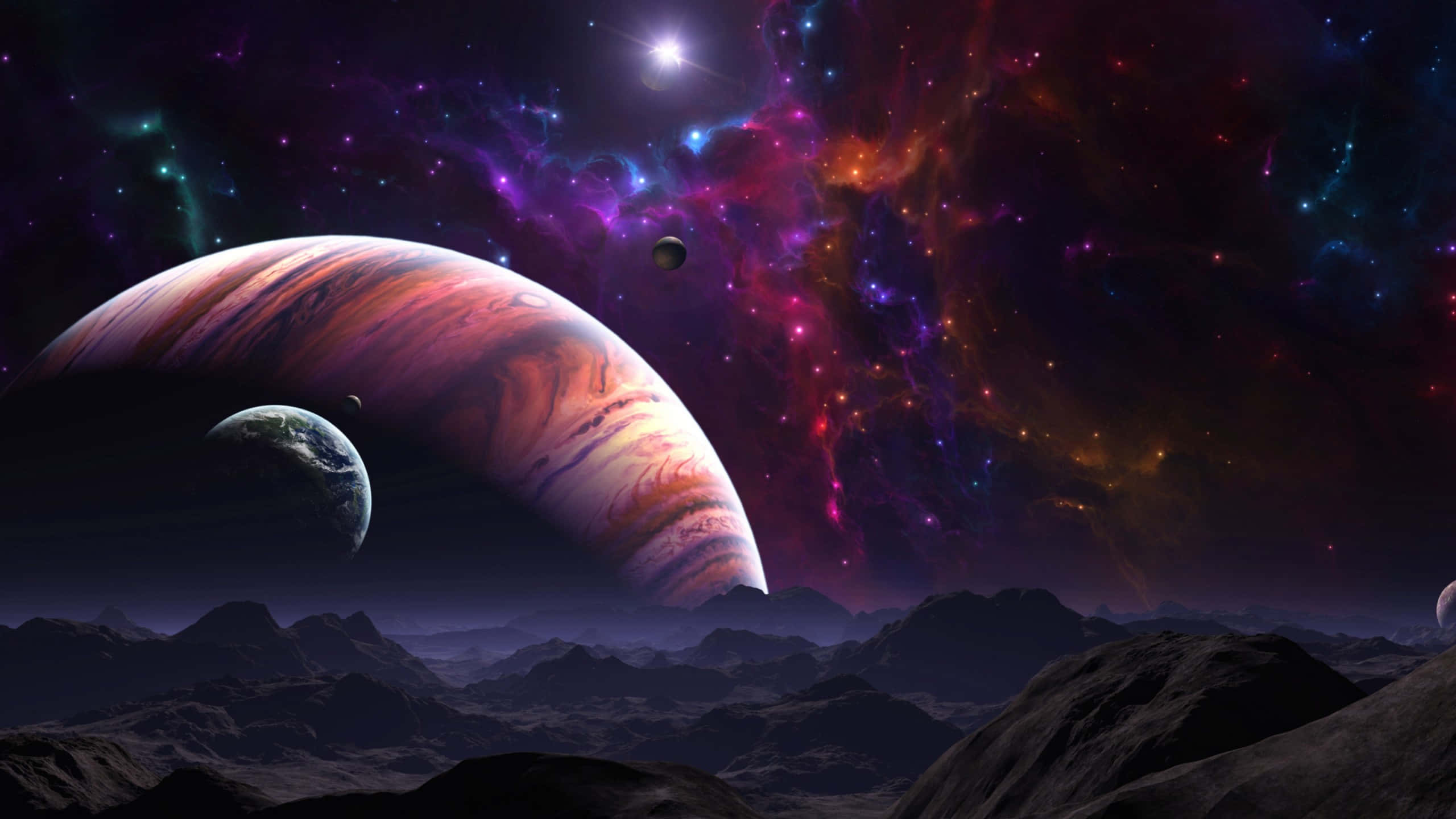 星系背景 壁紙