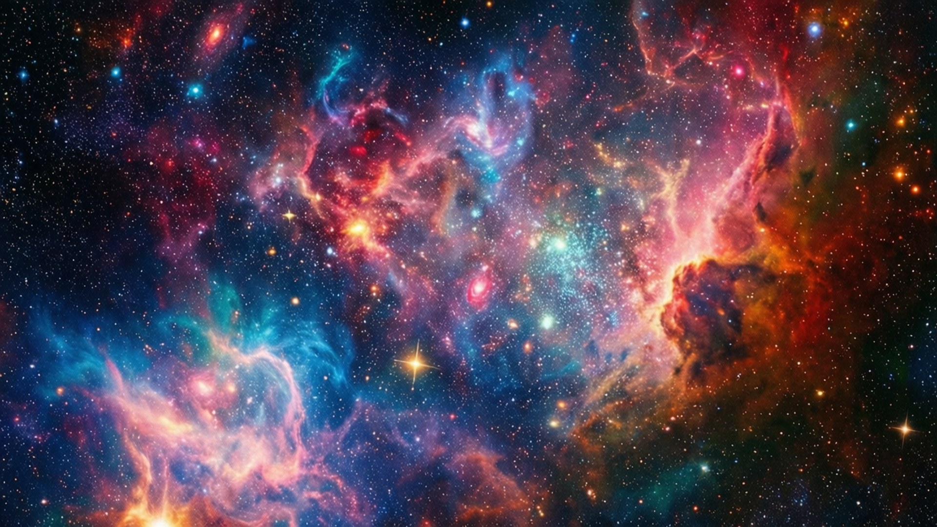 星雲色彩盛宴 壁紙