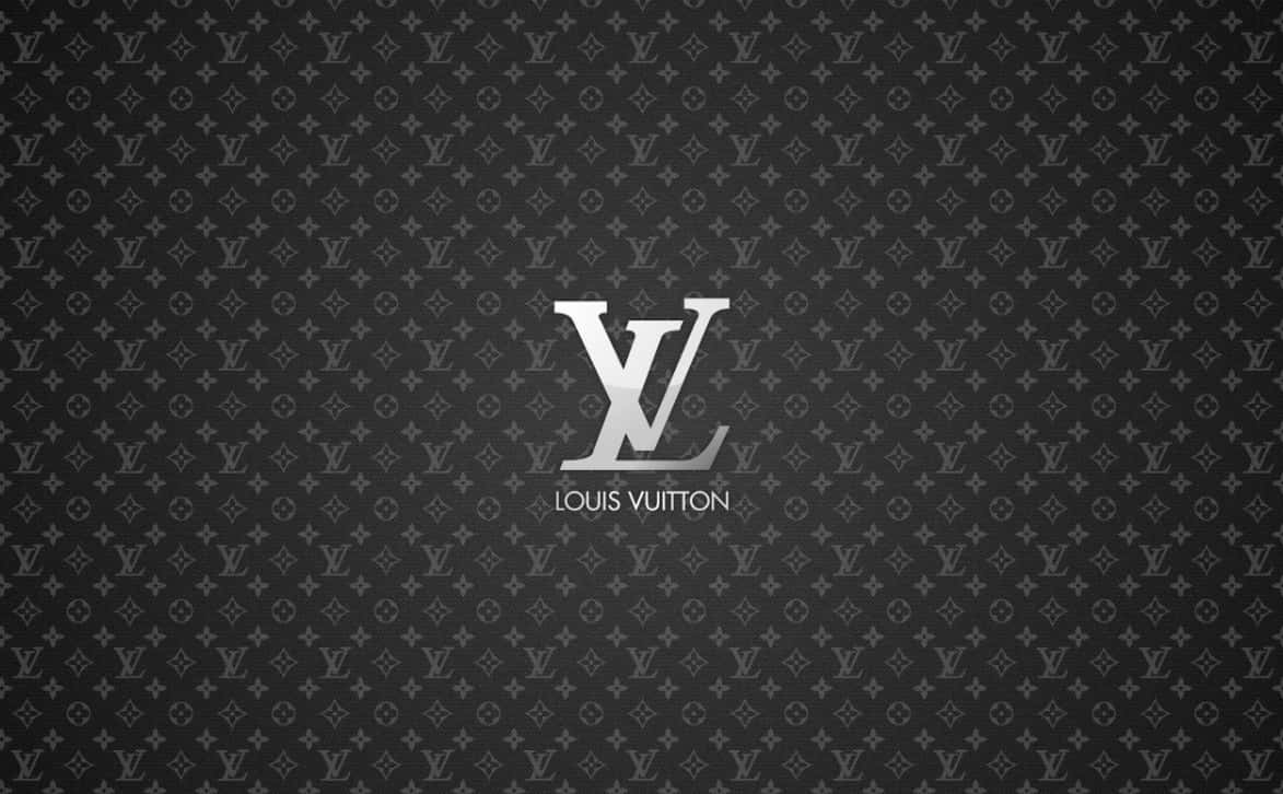 Louis Vuitton 標誌在 monogram 圖案背景上 — Valorant Logo 壁紙