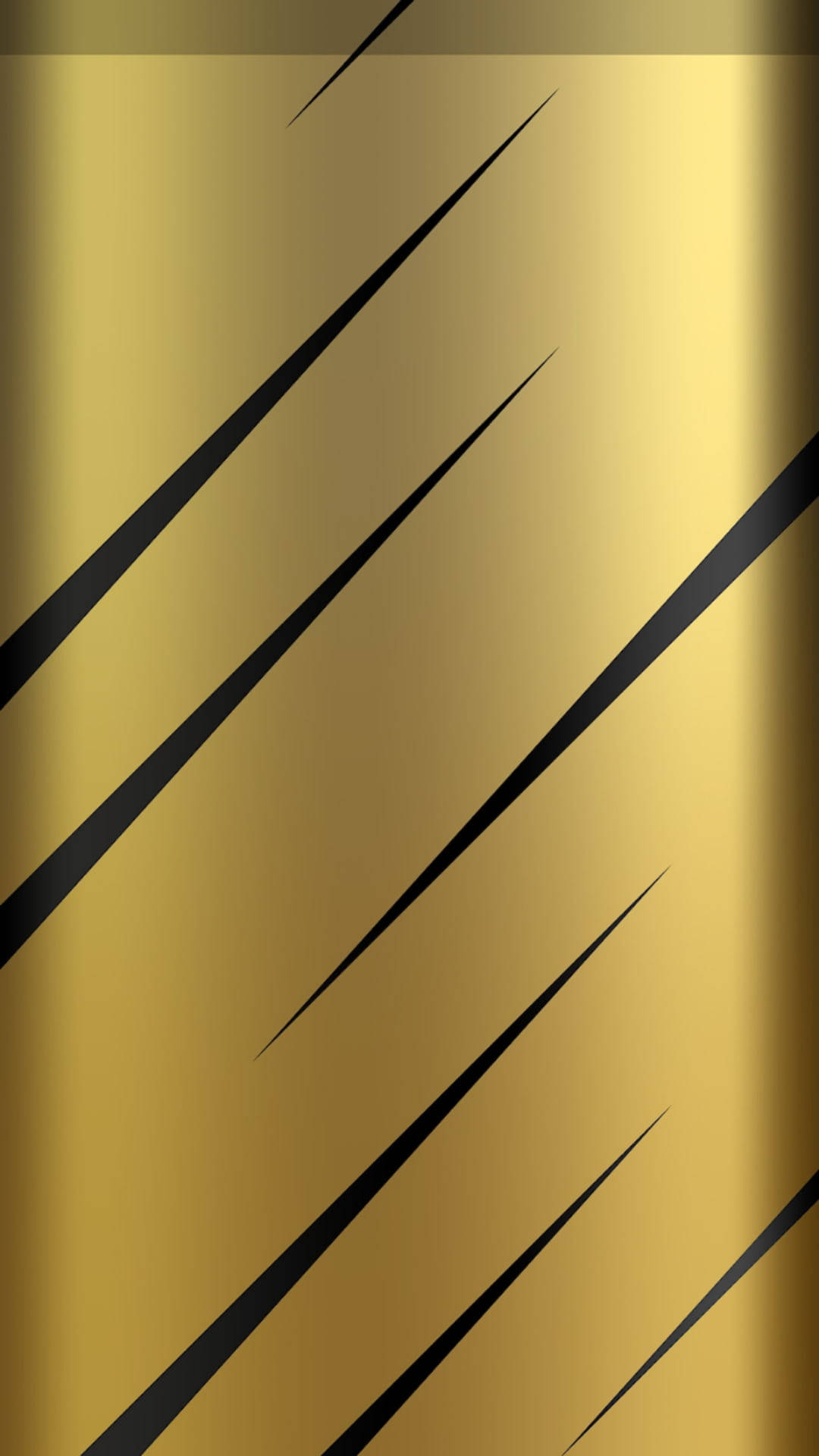 Gold Texture 桌布 壁紙 — 時尚金色漸層背景，帶有銳利的黑色斜紋，營造出現代奢華的圖案。