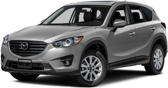 馬自達 桌布 壁紙 — 時尚銀色Mazda CX-5 SUV在攝影棚燈光下，配以潔白背景。