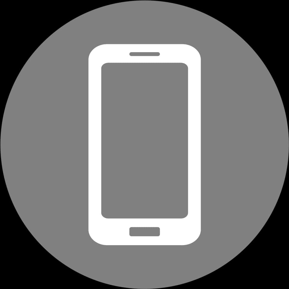 黑色手機圖示PNG，透明PNG