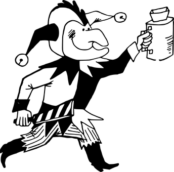 暗色小丑肖像 — 小丑 壁紙