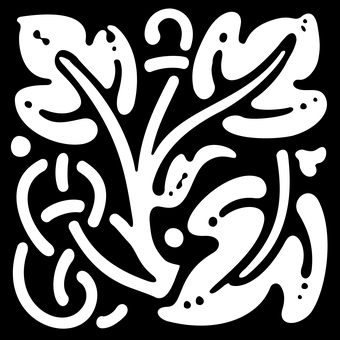 曼陀羅_黑色_背景_向量 壁紙