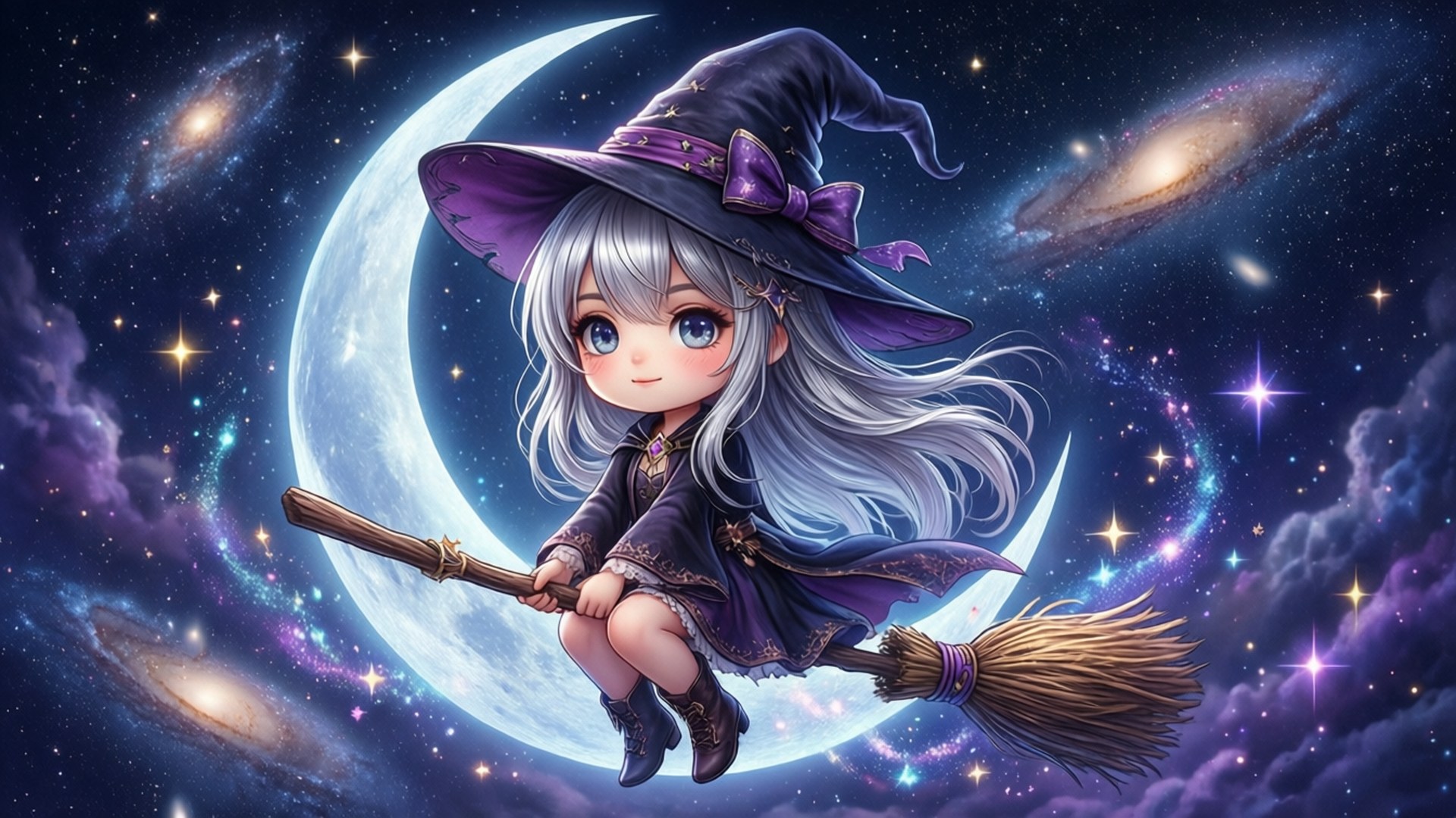 月光魔女Q版 壁紙