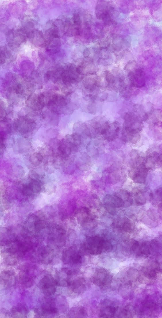 Purple Tie Dye 桌布 壁紙 — 柔和抽象水彩紋理，混合紫色和薰衣草色，帶有細微的白色亮點。