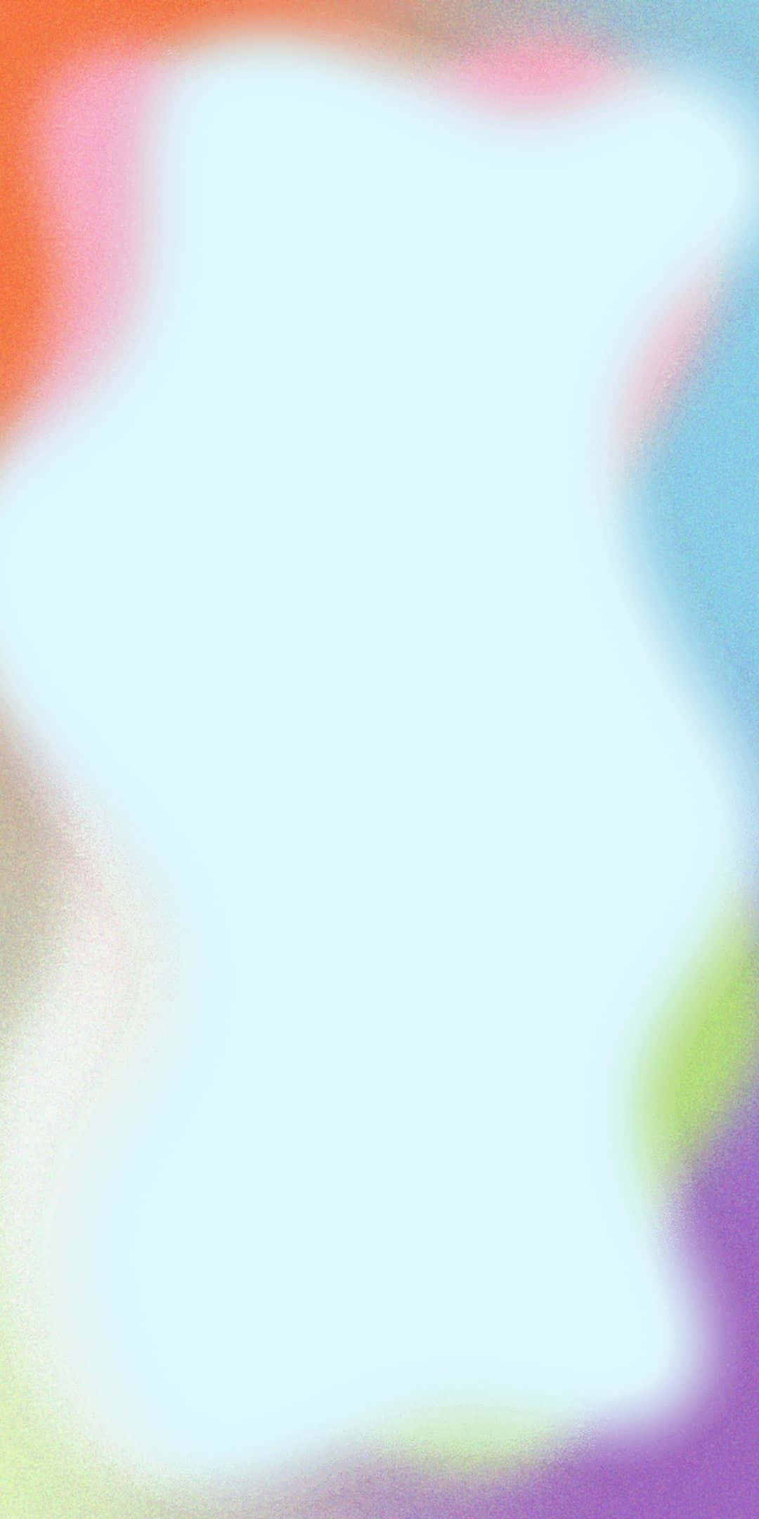 Aura 桌布 壁紙 — 柔和抽象的粉彩漸變色，融合成中央的白色形狀。