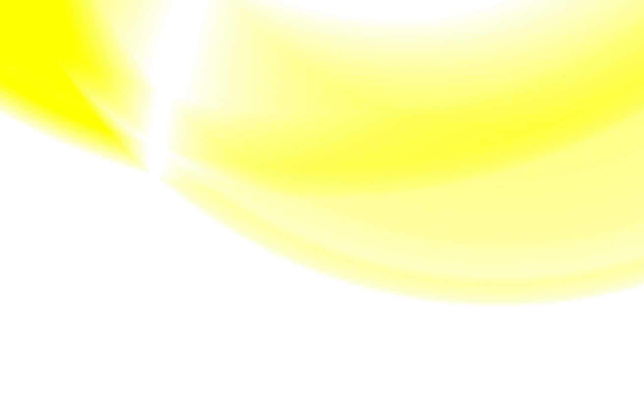 桌布 壁紙 — 柔和放射的黃色光線以溫柔的曲線流動在純白背景上，營造出溫暖發光的效果。