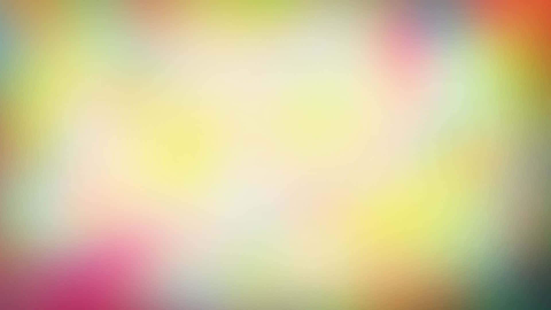 Pastel Minimalist 桌布 壁紙 — 柔和模糊的粉彩色漸變，從黃色過渡到粉紅色和藍綠色，呈現夢幻般的抽象構圖。