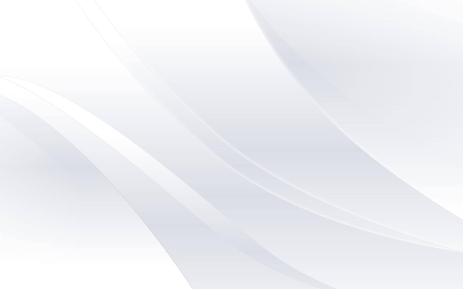 White Color 桌布 壁紙 — 柔和流動的白色和淺灰色抽象曲線營造出寧靜的極簡背景。