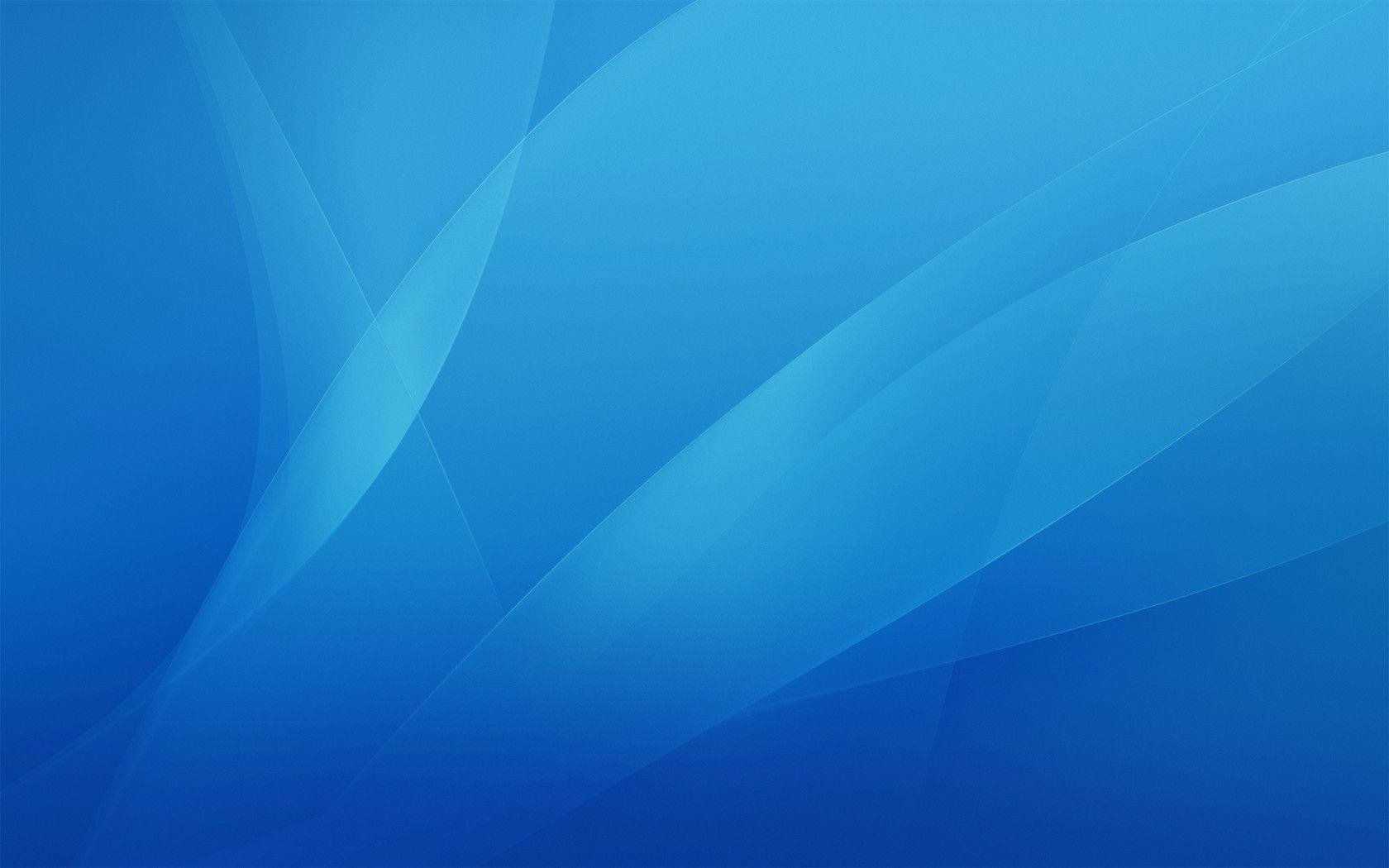 Windows Computer 桌布 壁紙 — 柔和流動的藍色漸層營造出平靜的抽象背景，帶有微妙的燈光條紋。