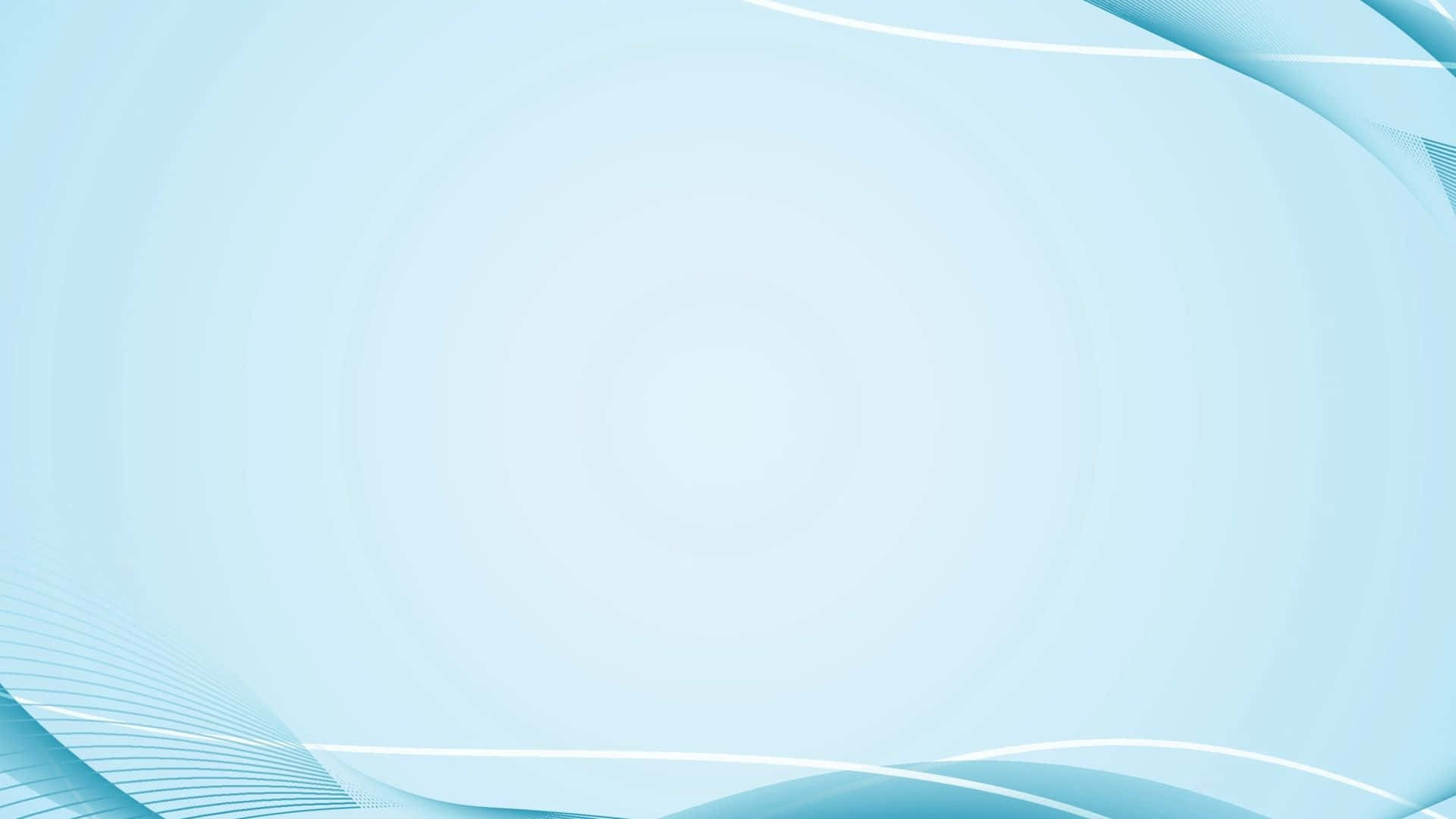 Powerpoint Blue 桌布 壁紙 — 柔和淺藍色抽象背景，帶有流動的曲線和微妙的同心圓，營造出平靜的現代設計。