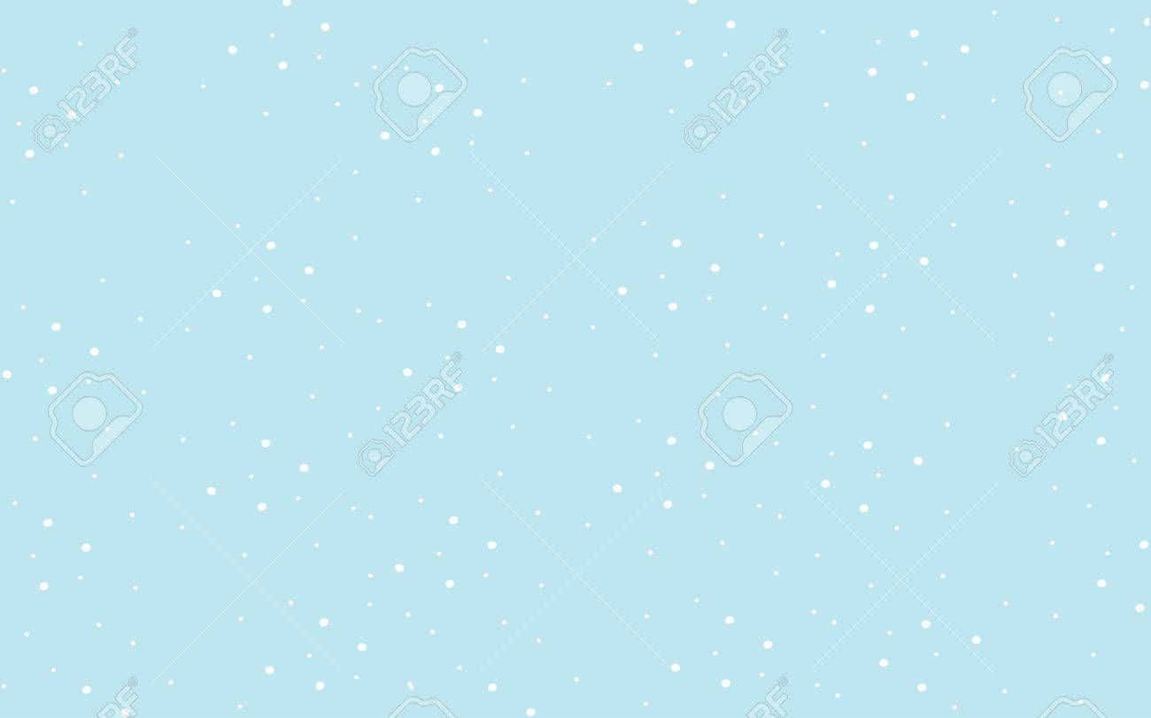 Pastel Blue Solid 桌布 壁紙 — 柔和淺藍色背景，散落白色圓點，營造出溫柔俏皮的圖案。