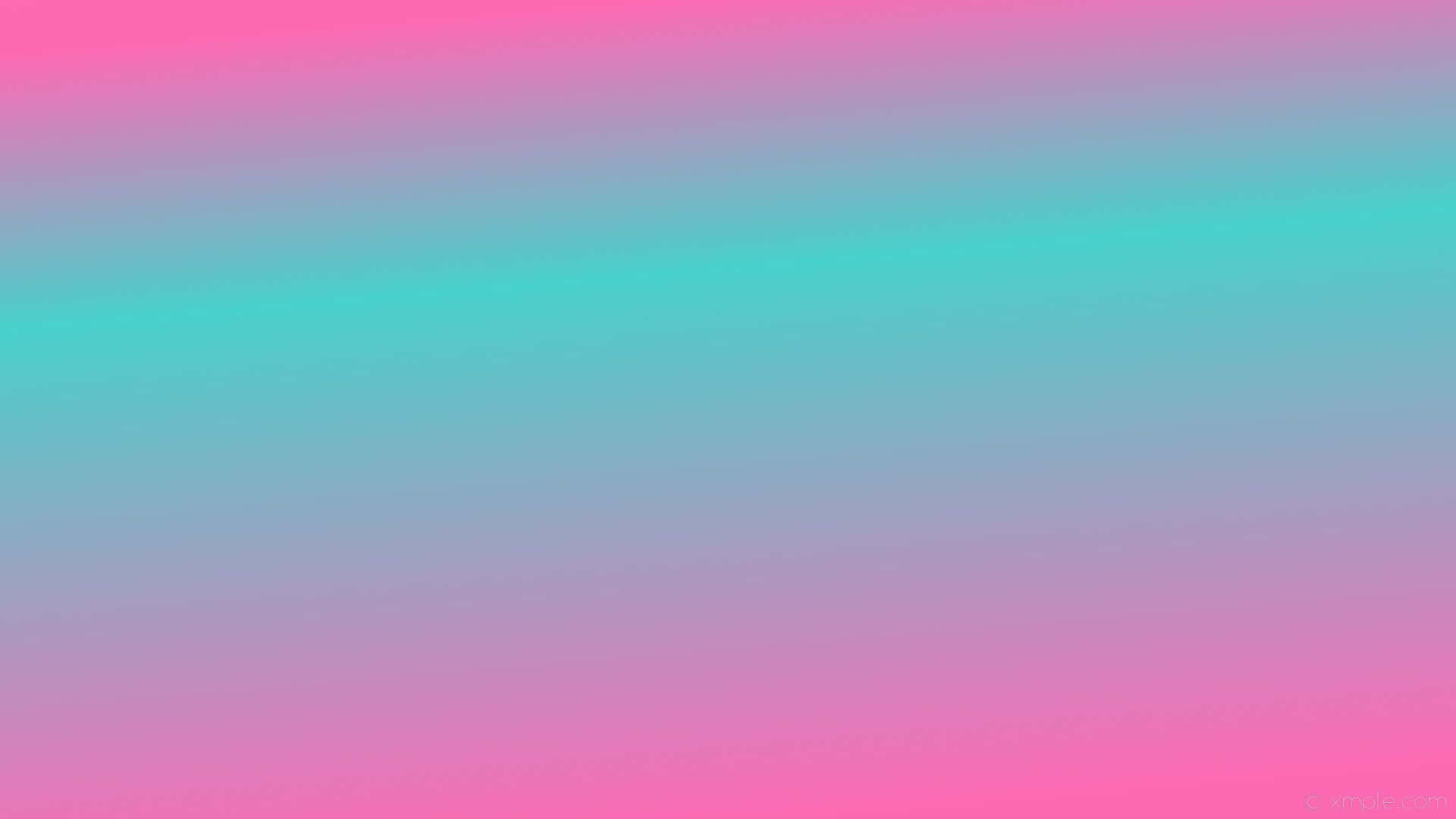 Pink And Teal 桌布 壁紙 — 柔和漸層壁紙，混合粉紅、藍綠和薰衣草色，呈現流暢色調。