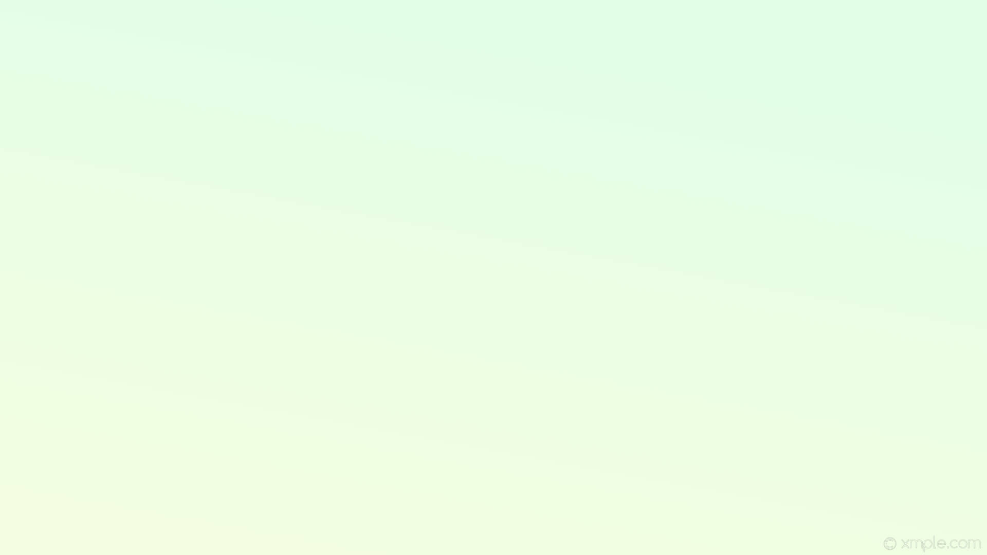 Pastel Green Aesthetic 桌布 壁紙 — 柔和漸層桌布，從淡薄荷綠色過渡到奶油色米白，帶有微妙的對角波浪。
